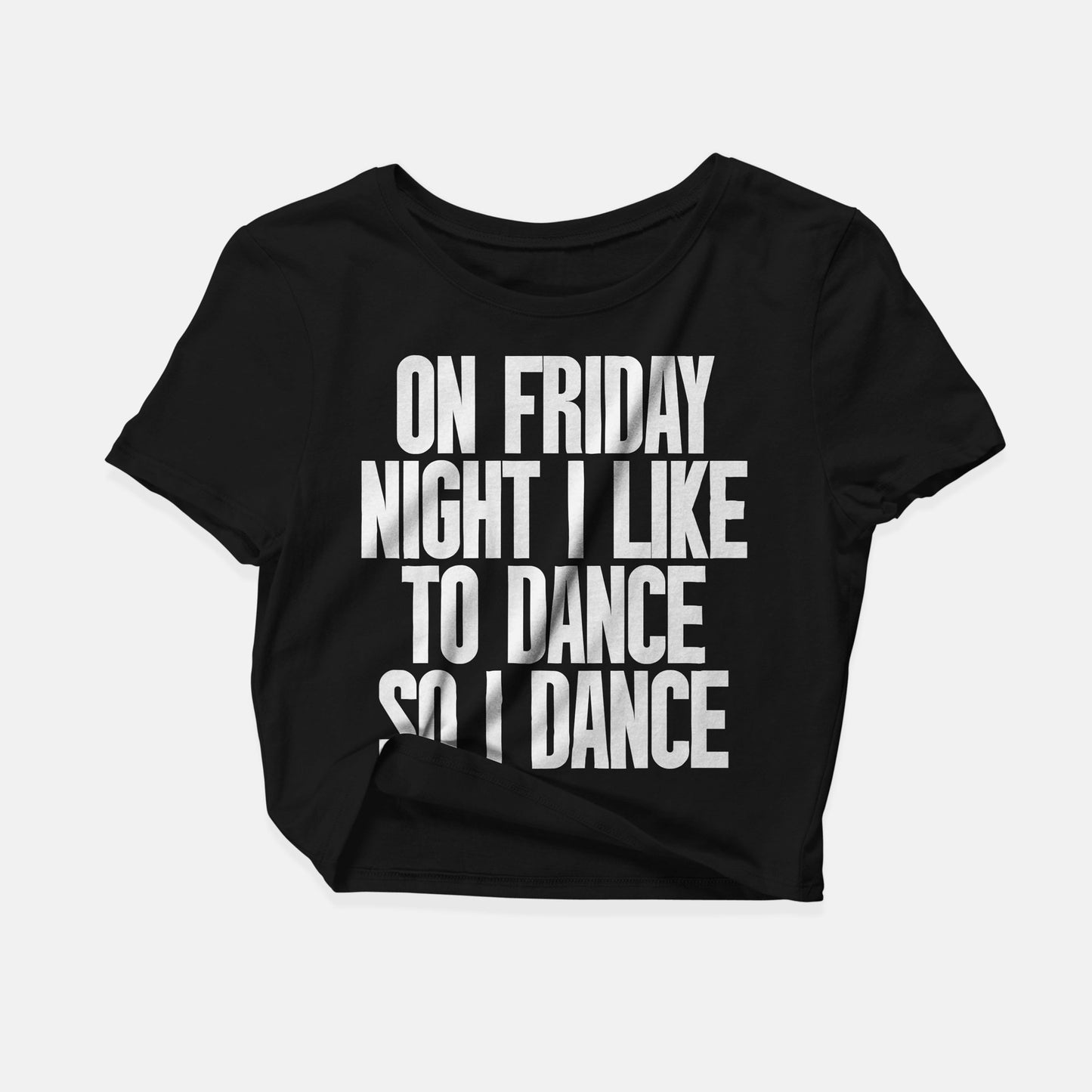Oversize Crop Top "Friday Night"
