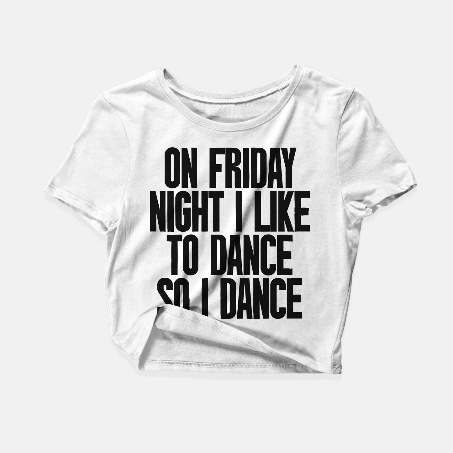 Oversize Crop Top "Friday Night"